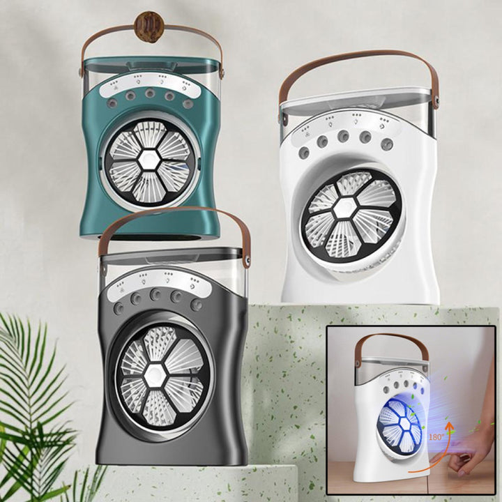 Mini-Clim brumisateur Brizz™ — Refroidis + humidifie ton espace en 30 sec